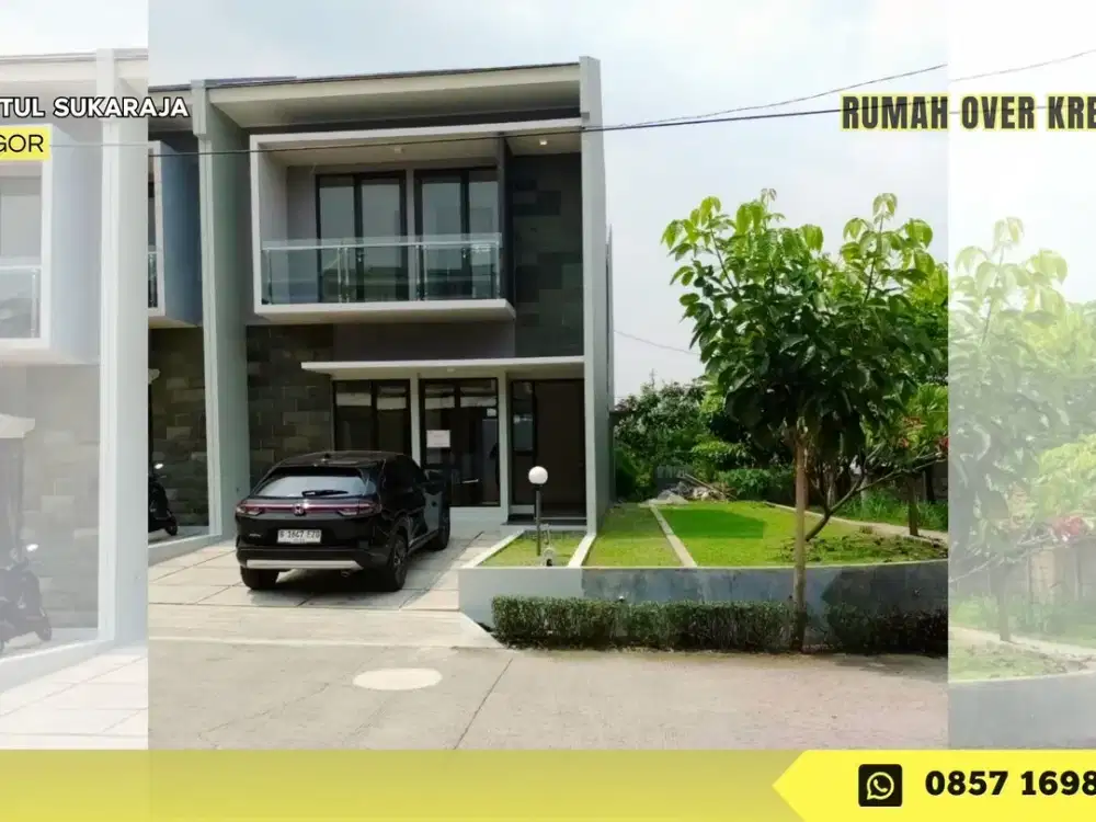 Rumah Hook Over Kredit 90JT Graha Laras Sentul Bogor dkt Tol Nanggewer