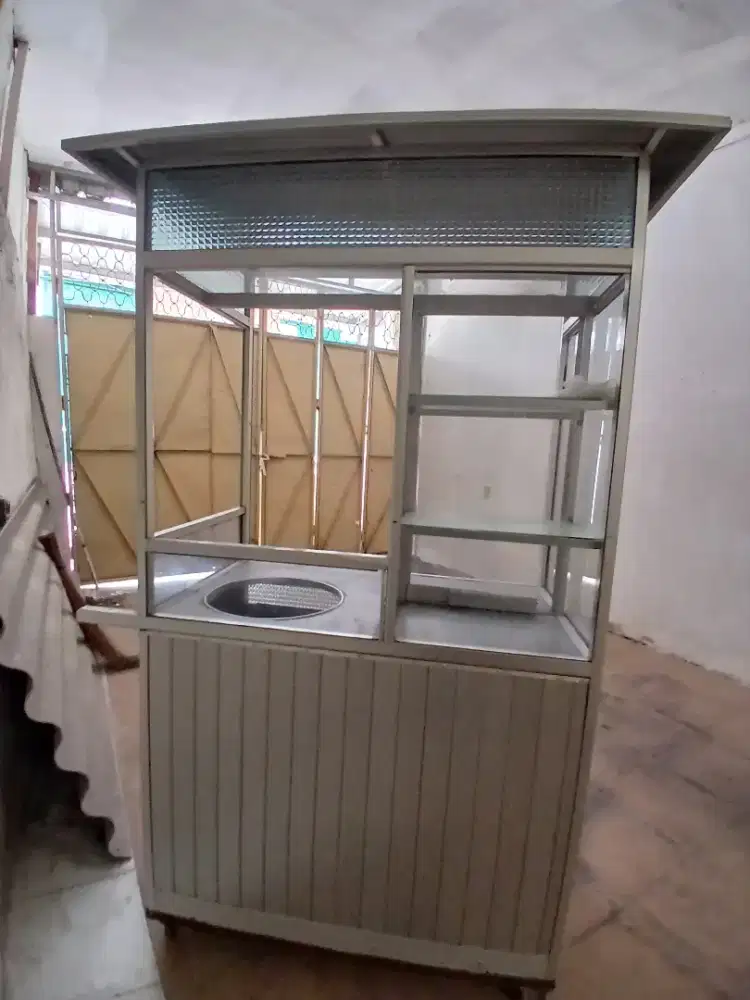 Dijual rombong aluminium bekas jual mie