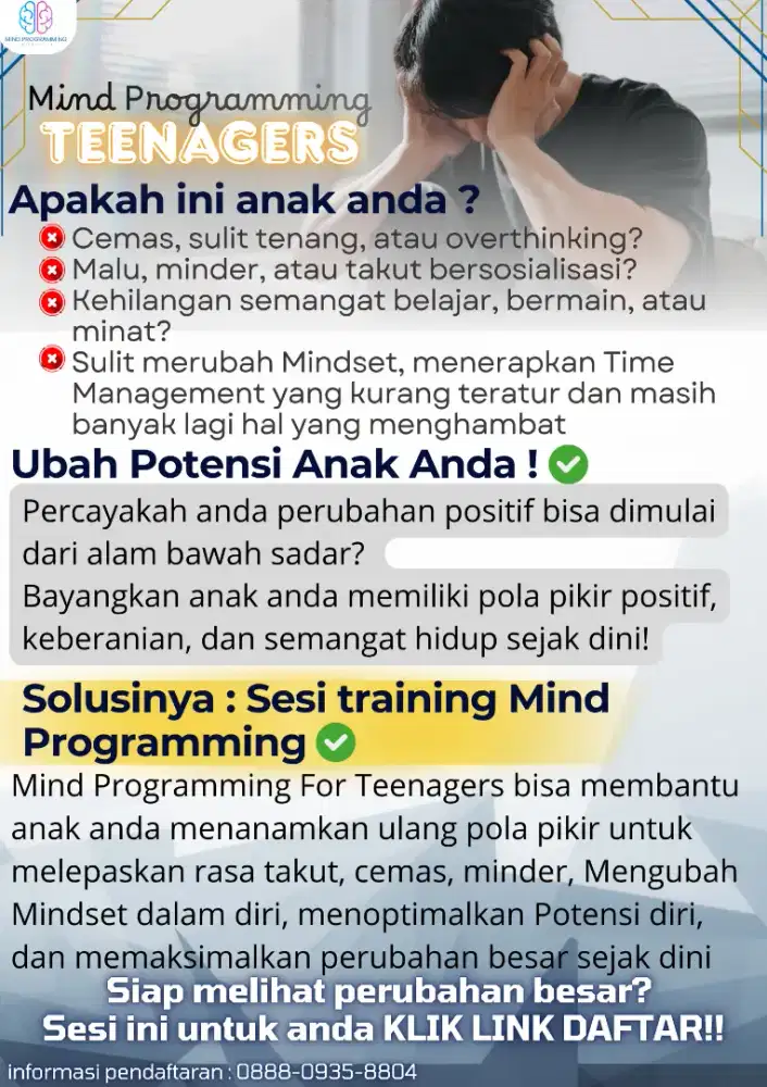 Dibuka Pelatihan Mental Untuk Anak anak.. Baca deskripsi
