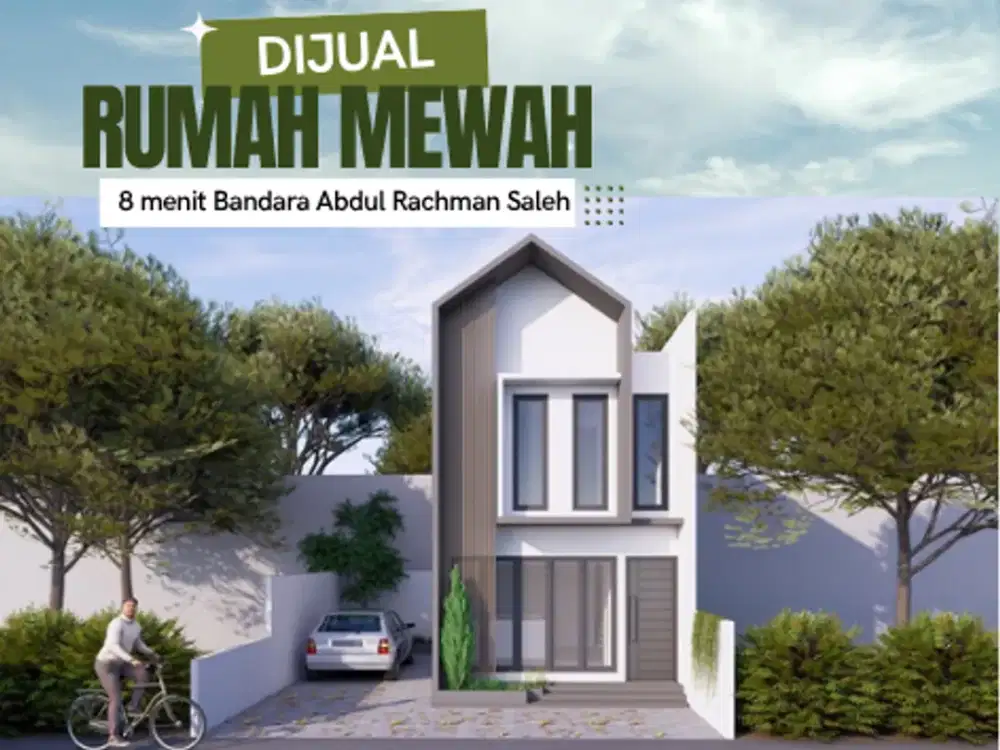 BU rumah di jual dekat toll singosari dan bandara ABD Saleh