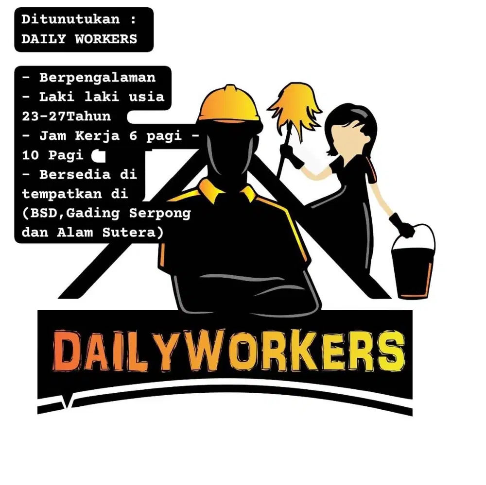 LOWONGAN KERJA DAILY WORKER