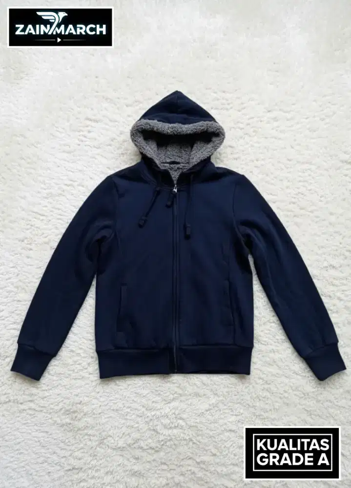 Hoodie Zipper Uniqlo Original 100% No Minus Like New