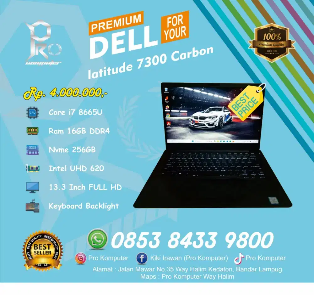 DELL Latitude 7300 Carbon Prokomputer
