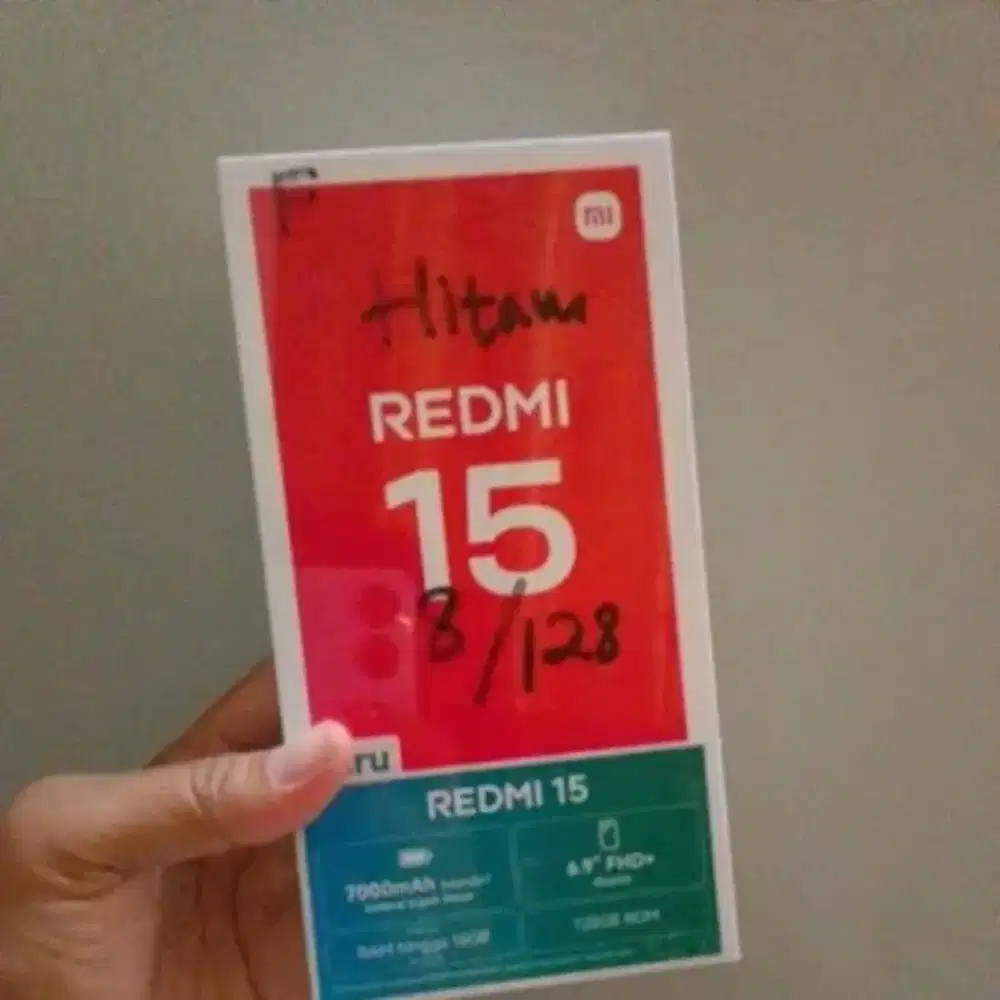 New Redmi 15 Ram 8/256