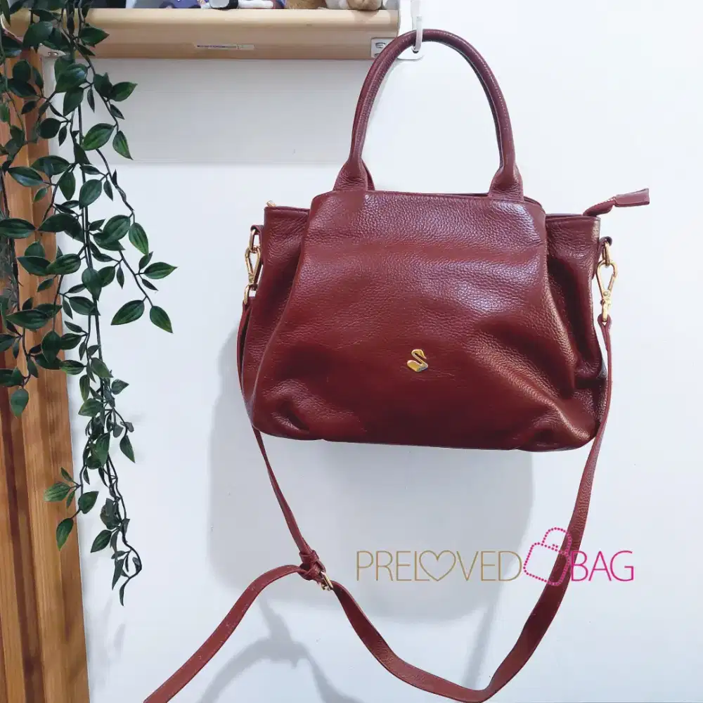 Preloved Tas Kulit Asli Savvy Leather