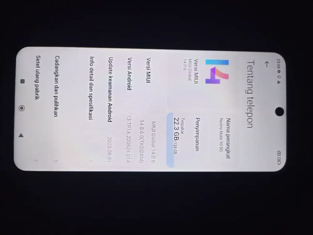 REDMI NOTE 10 5G 8/128GB