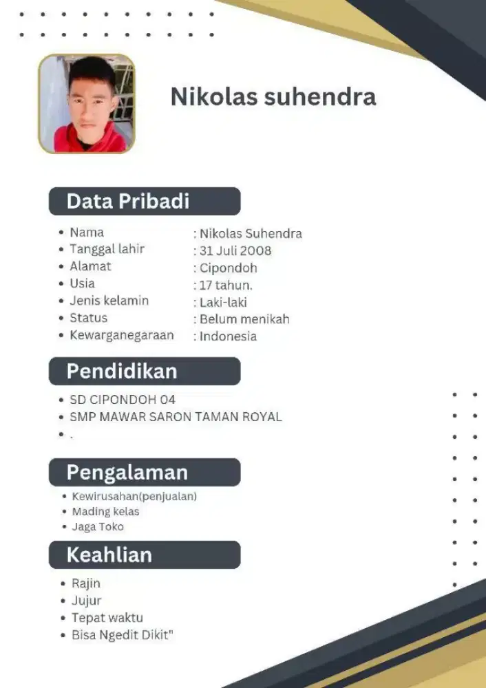 Info loker buat saya