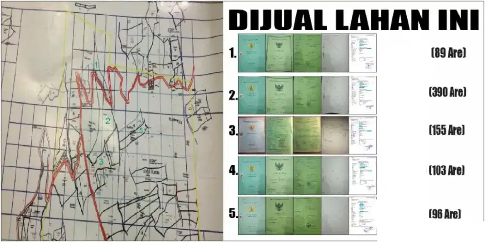 JUAL TANAH DEKAT TOWER TURYAPADA PEGAYAMAN