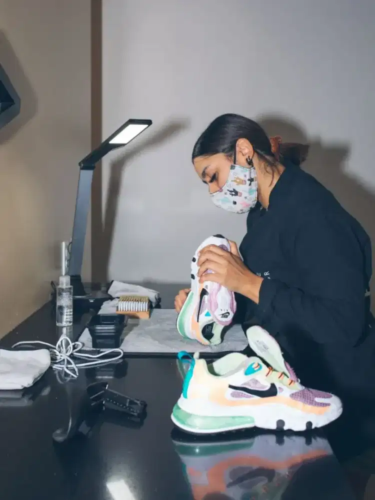 Cuci sepatu antar jemput