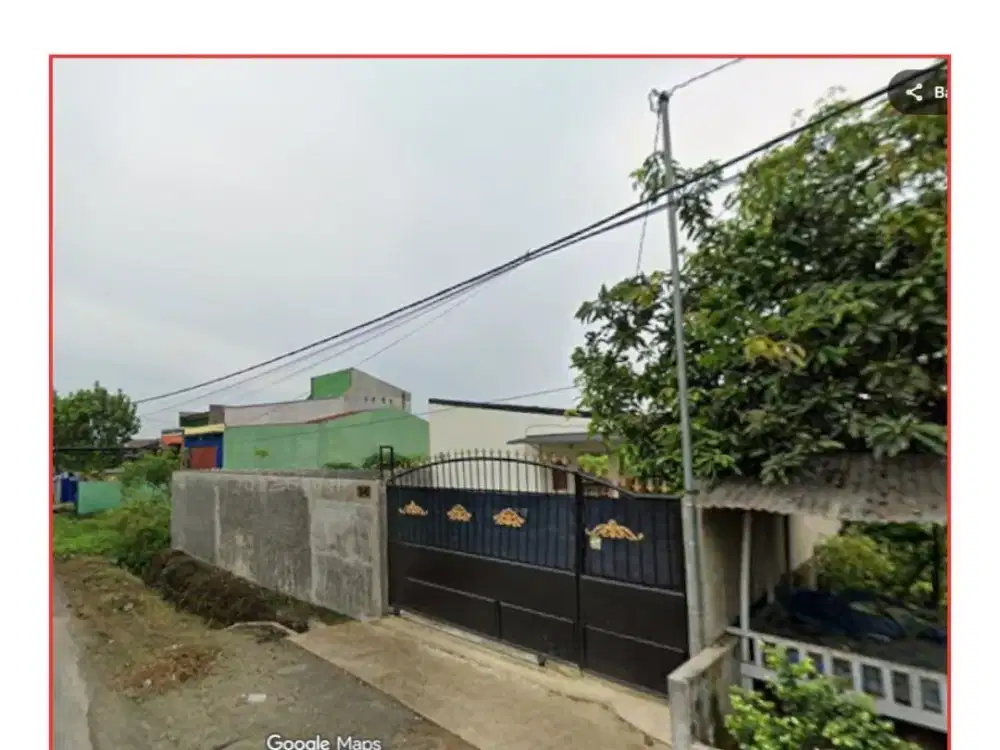 Dijual Tanah dan Rumah Sertifikat Elektronik 455 M Persegi