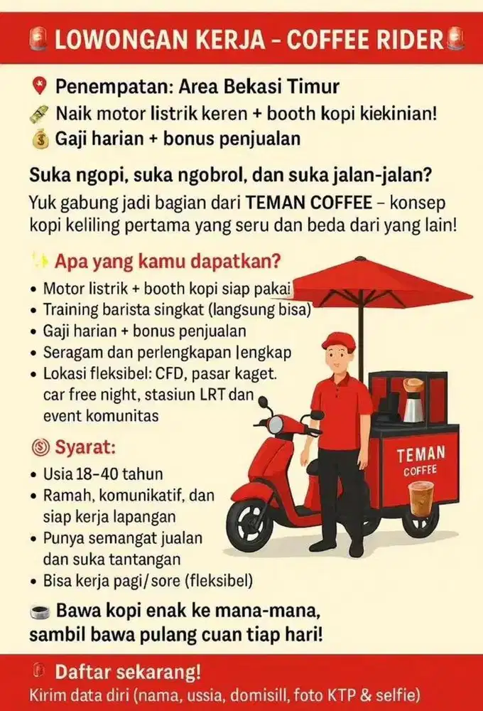 RIDER TEMAN COFFEE BEKASI