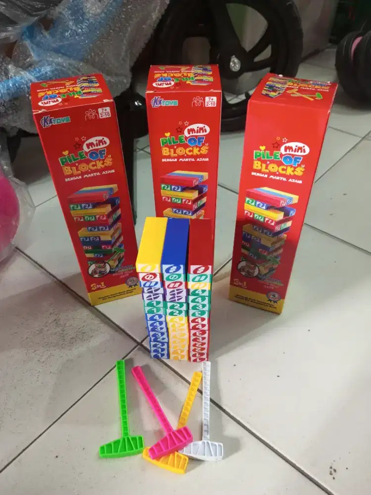 Mainan anak stacko Uno susun