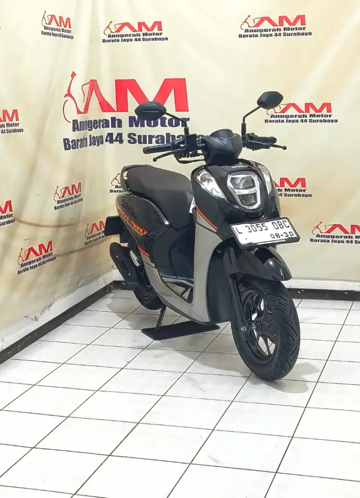 Km 400 Honda Genio CBS 110 Tahun 2025 Warna Hitam silver