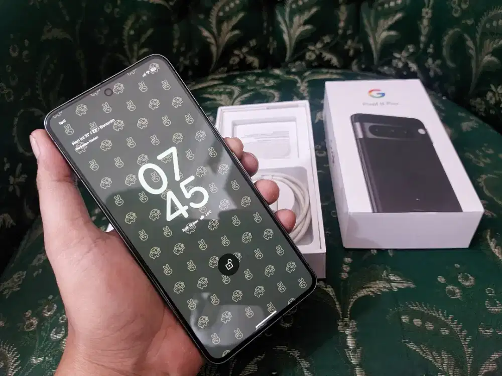 Google Pixel 8 Pro Obsidian Black 12/128 Resmi ( Beacukai )