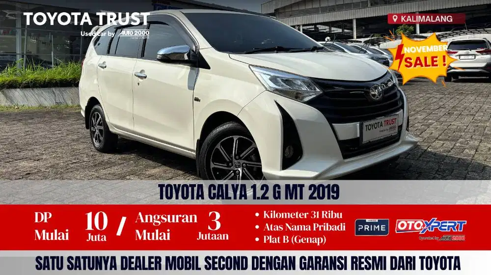 TOYOTA CALYA 1.2 G MT 2019