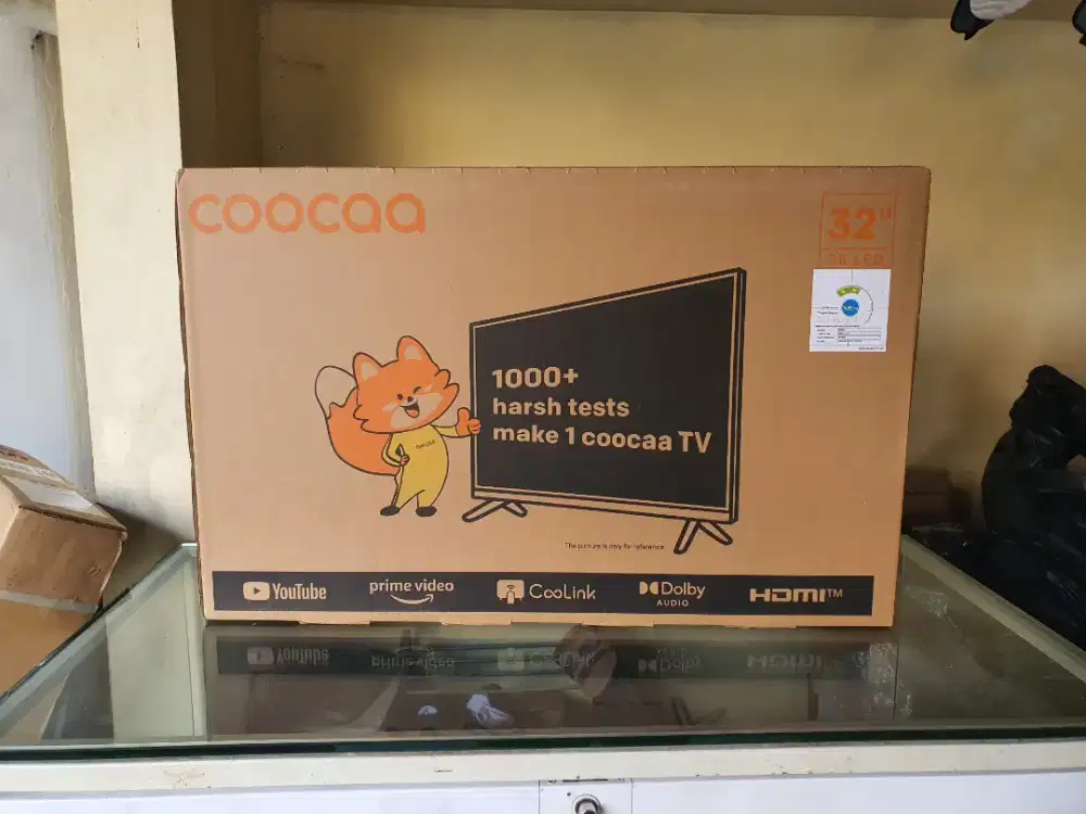 Tv coocaa 32 inch smart tv 32s3u new