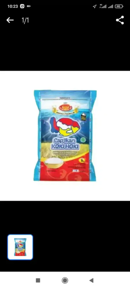 Beras ikan hoki hoki premium 5kg