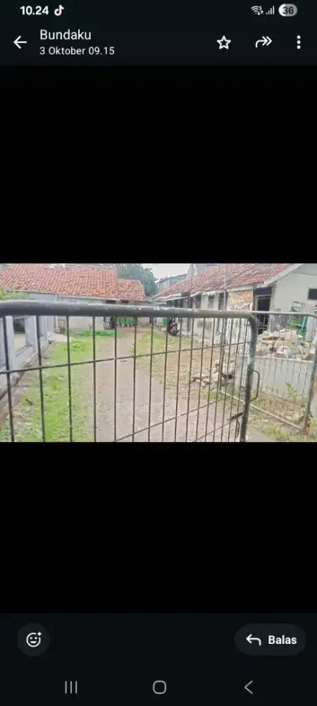 Dijual tanah dan kontrakan