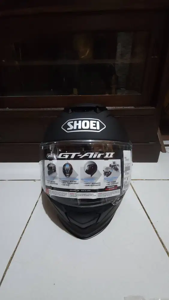 Jual Murah Helm Baru Shoei GT-AIR II Matte Black Size M