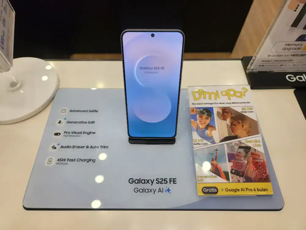 Demi Apa ???  S25 Fe turun Harga , cuma 9,7 free buds core