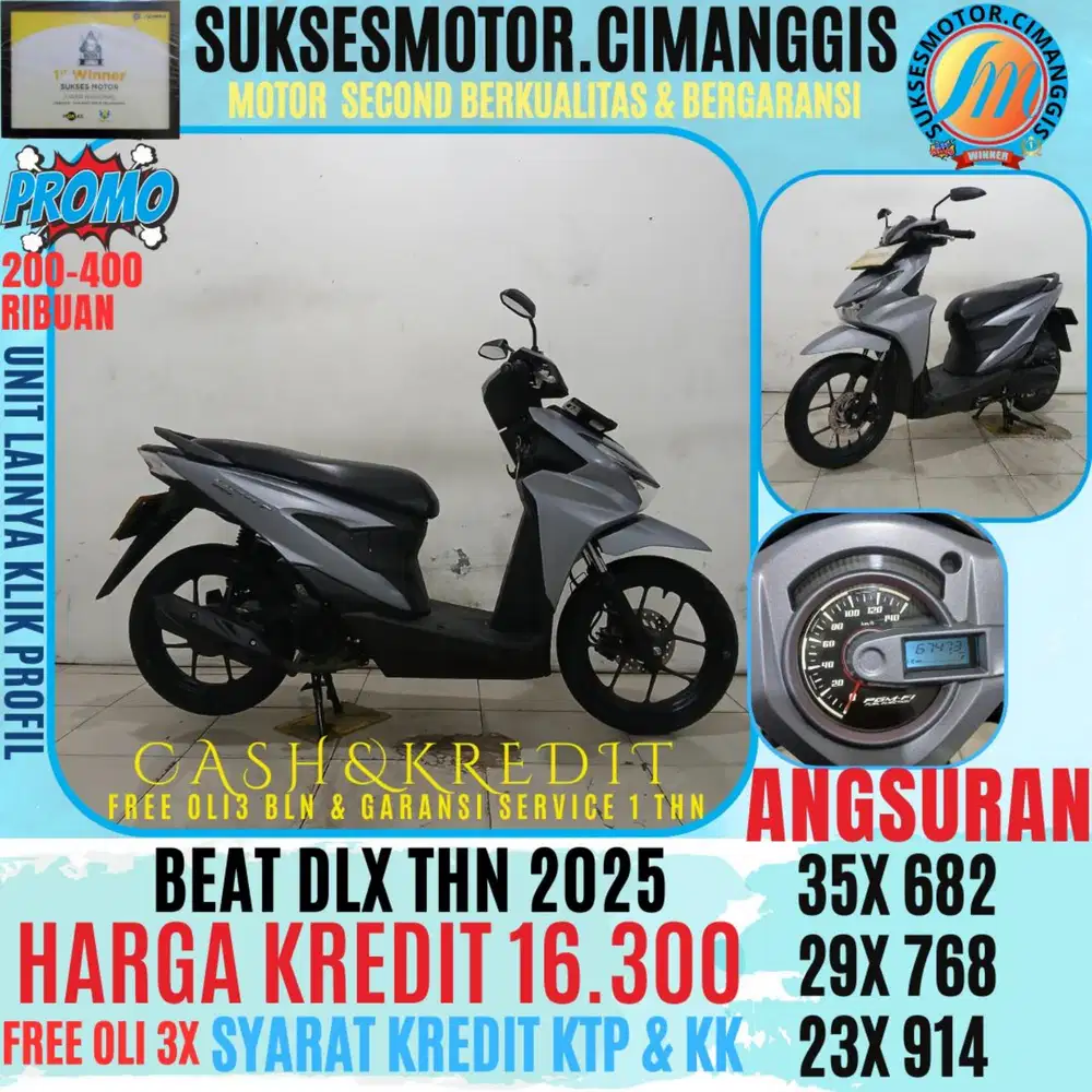 NEW BEAT DLX CASHBACK UPTO 700 RIBUAN FREE OLI3BLN