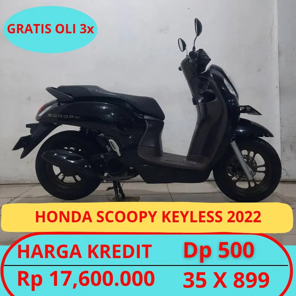 HONDA SCOOPY KEYLESS 2022 DP HANYA 500 RIBU