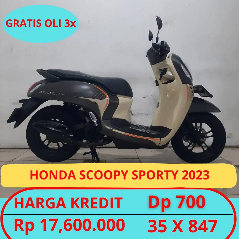 HONDA SCOOPY SPORTY 2023 PROMO SPESIAL
