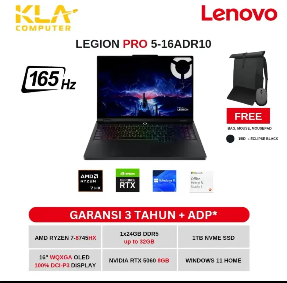 Lenovo Legion Pro 5 Laptop tercanggih di Lenovo