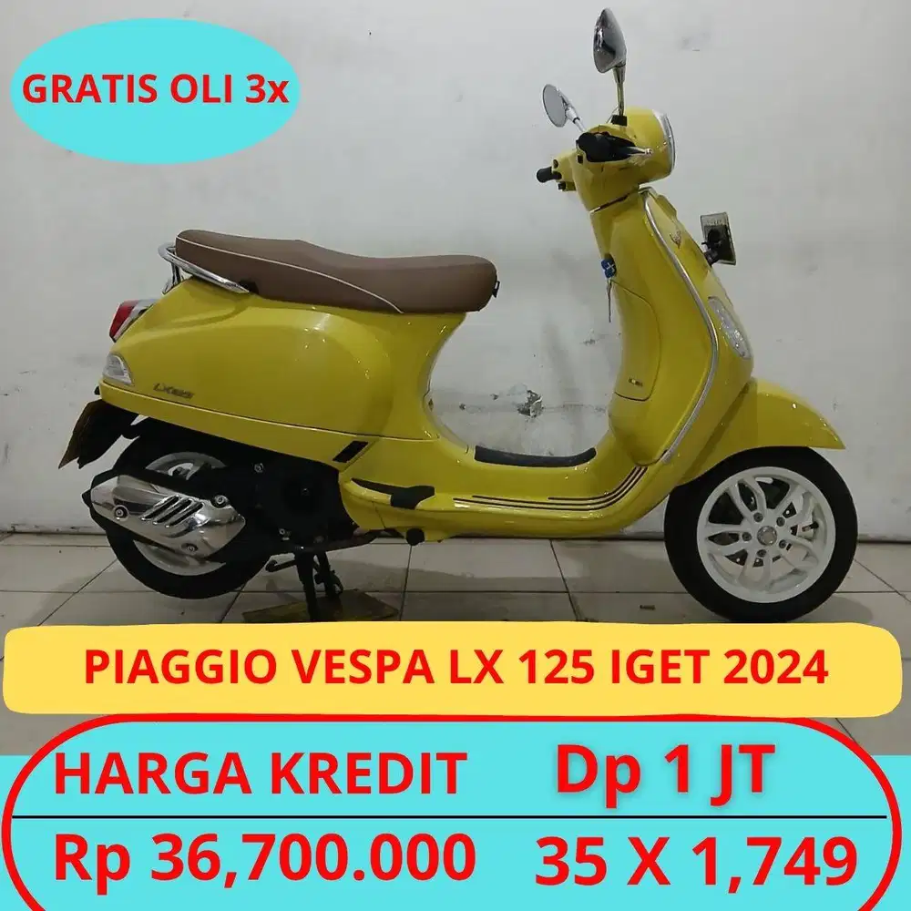 PIAGGIO VESPA 125 LX IGET 2024 PROMO SPESIAL GUYSS