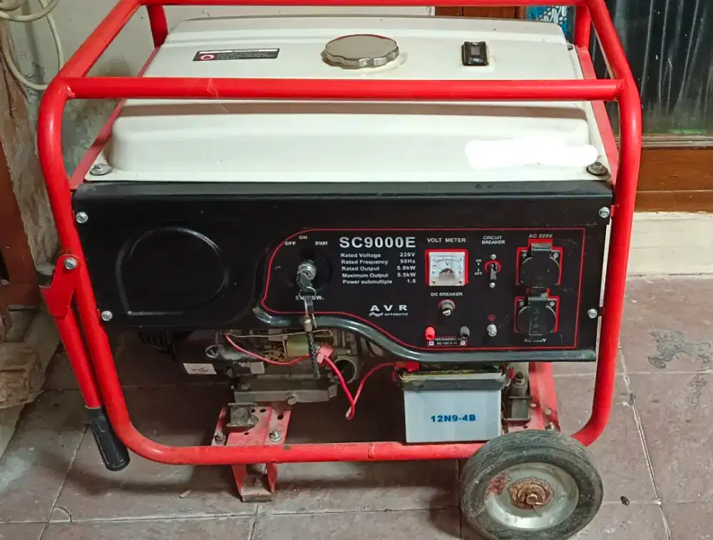 Genset SC9000E/6000watt lebih mulus terawat istimewa
