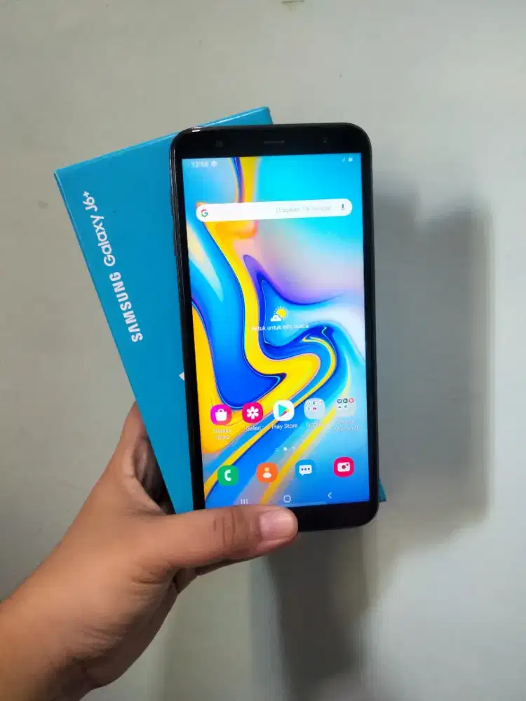 Samsung J6Plus ram 4/64 Nominus lecet pemakaian wajar Nokendala
