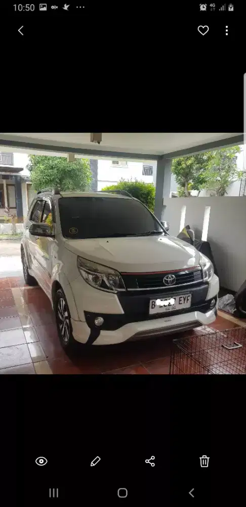 Jual TOYOTA RUSH TRD S AT PUTIH 2015. TERAWAT NYAMAN BANDEL