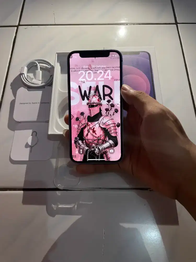 iPhone 12 Mini 64Gb Purple All Operator, Fullset Mulus Nominus bh100%