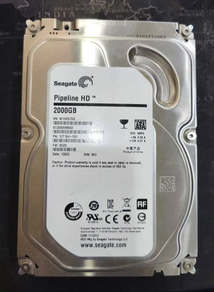 Harddisk 2TB SEAGATE
