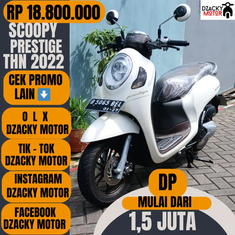 SCOOPY PRESTIGE 2022  SECOND LIKE NEW