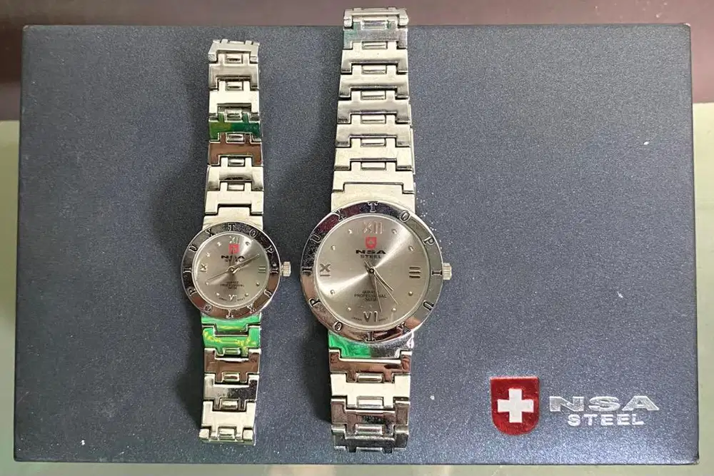 NSA Steel Couple Watch