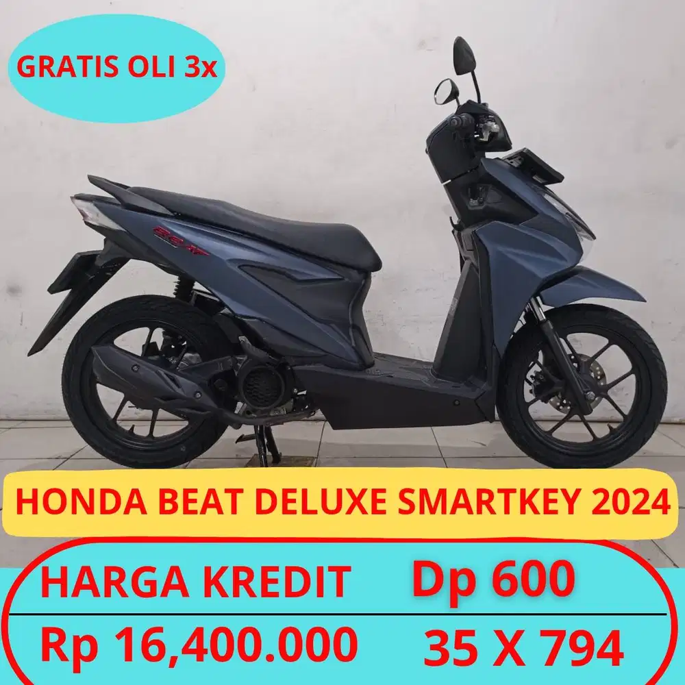 HONDA BEAT DELUXE SMARTKEY 2024 DP HANYA 600 RIBU