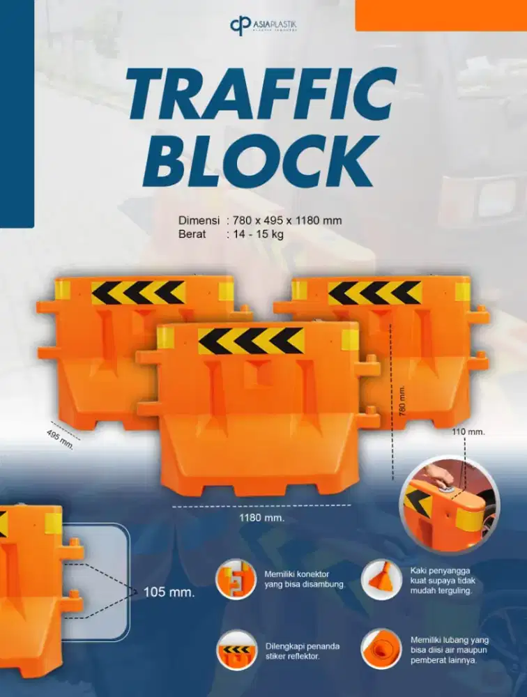 Traffic Block || Road Barrier