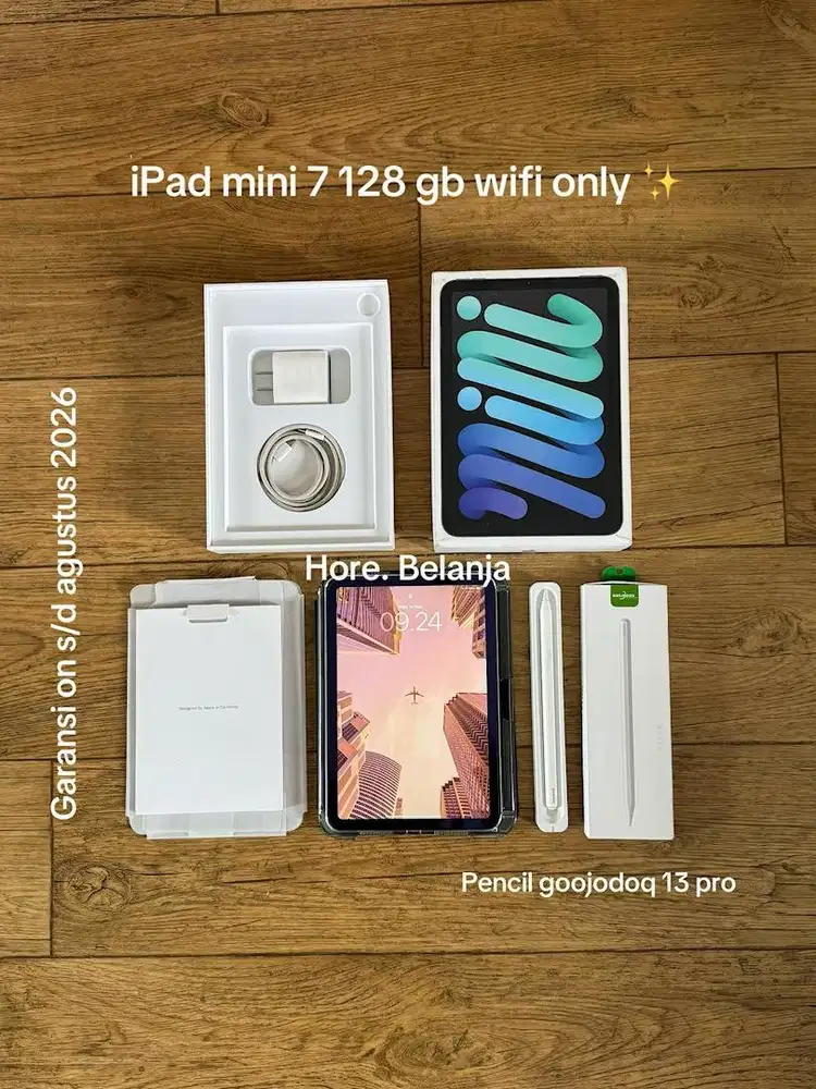 iPad Mini 7 128 gb wifi only dan pen