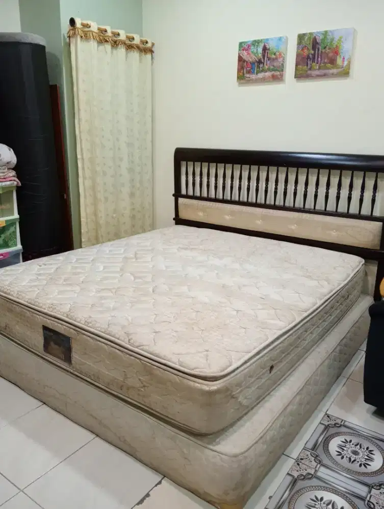 SPRINGBED SET UNILAND PLATINUM 180 X 200 CM