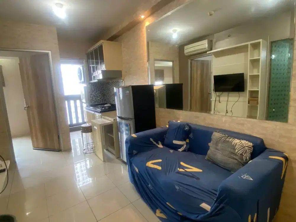 Apartemen green bay pluit tipe 2 Kamar tidur Full furnished siap huni view kolam