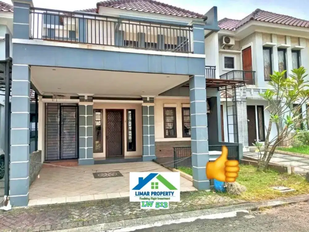 Rumah Cantik Siap Huni Harga Nego di Legenda Wisata Cibubur