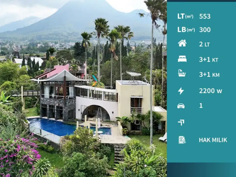 Dijual Villa Klub Bunga Batu Full Furnish Private Pool