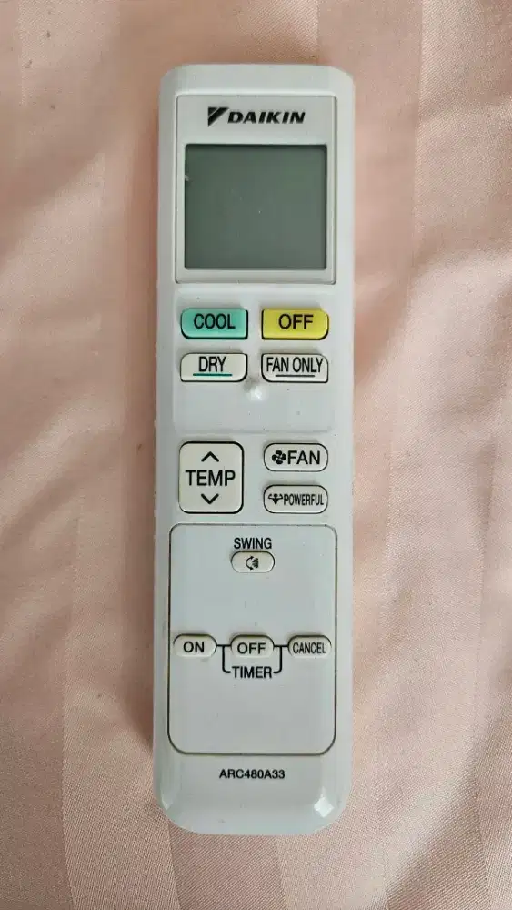 Dijual Remote ORI AC DAIKIN Thailand