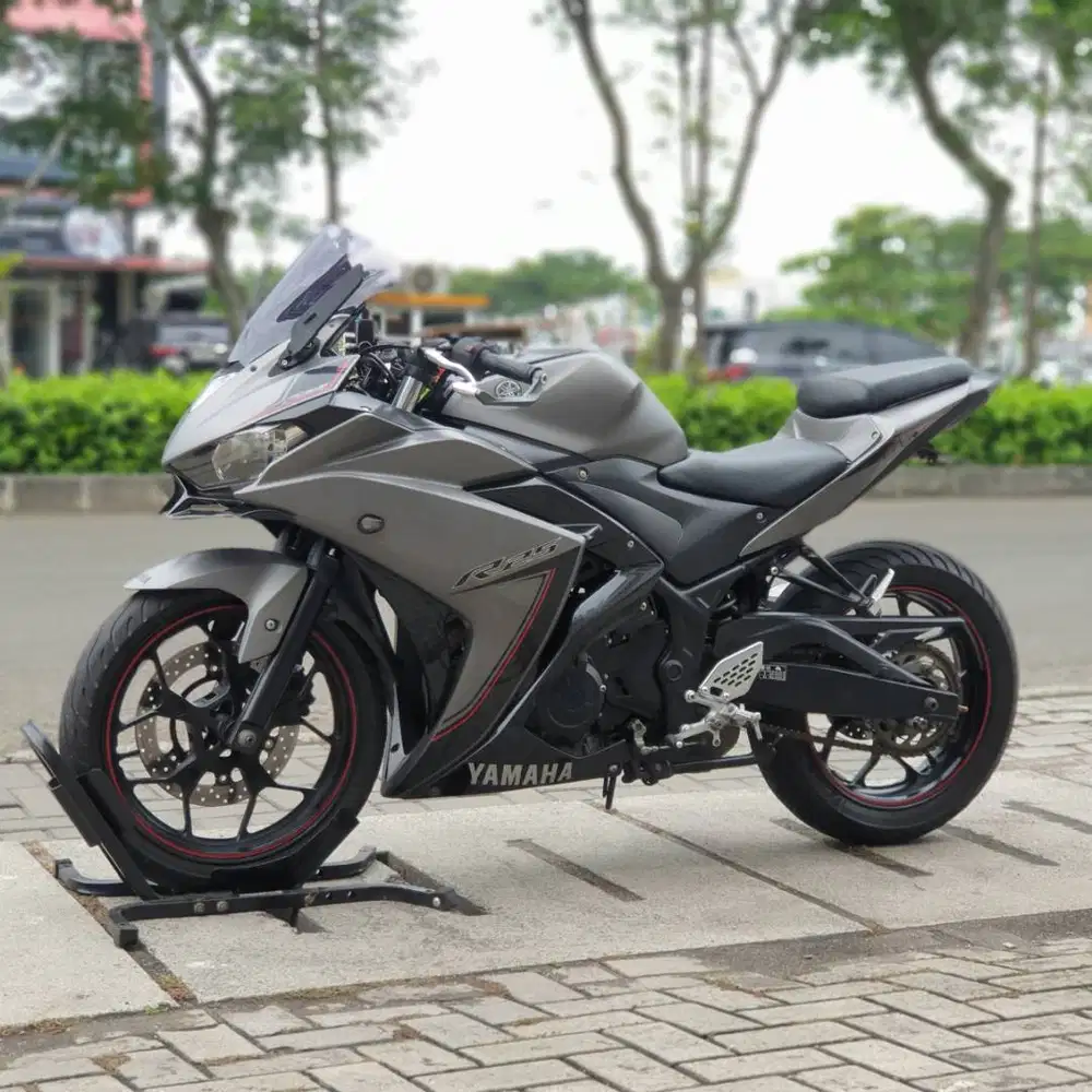 YAMAHA R25 V1 GREY 2016 PAJAK PANJANG SUPER MULUS