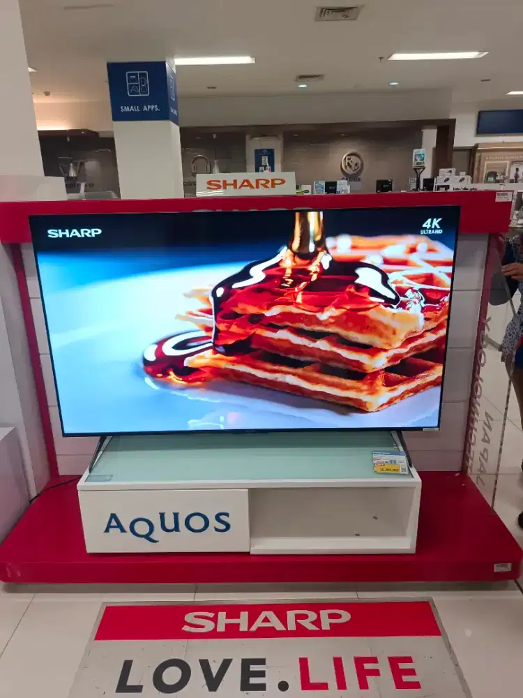 LED SHARP 75 INCH GOOGLE TV PROMO SPESIAL FREE GOPAY 300K