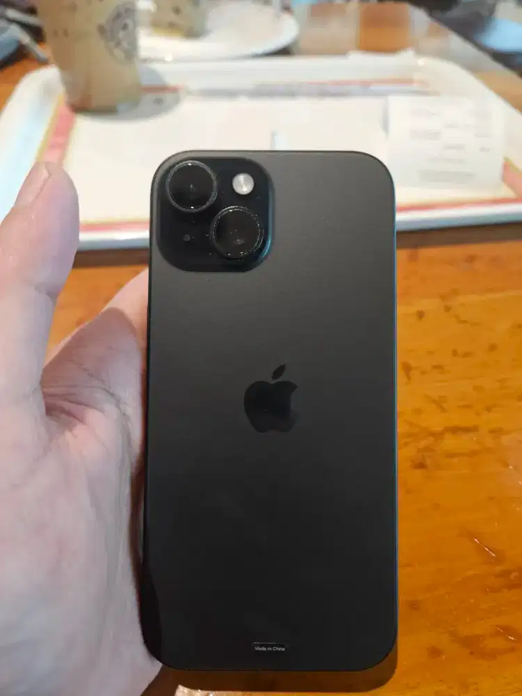 Iphone 15 128 black ibox, garansi ON