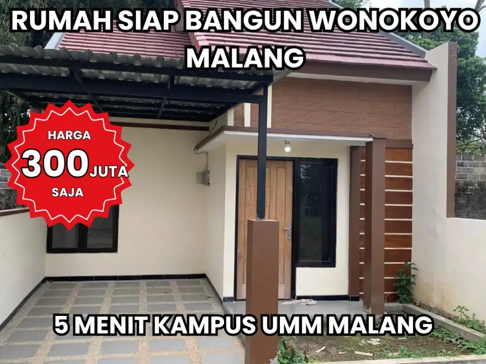 Rumah Murah Kota Malang 3 Menit Gor Ken Arok dan Pusat Kota