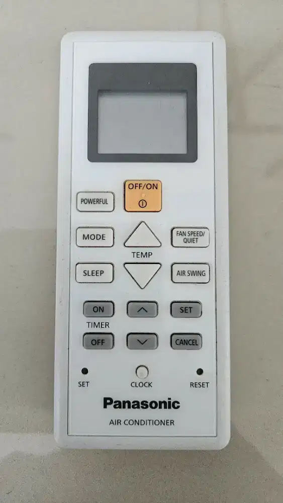Dijual remote AC PANASONIC tipe terbaru