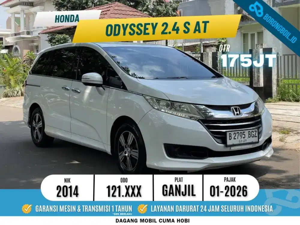 Odyssey S AT 2014 Putih Metalik TERMURAH